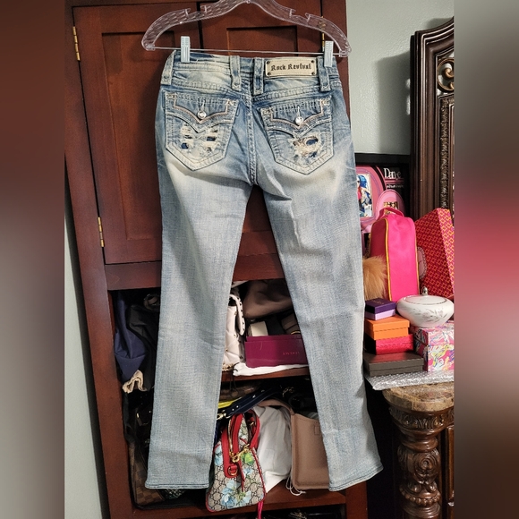 ROCK REVIVAL FAY SKINNY STRETCH JEAN 24 - Picture 10 of 16